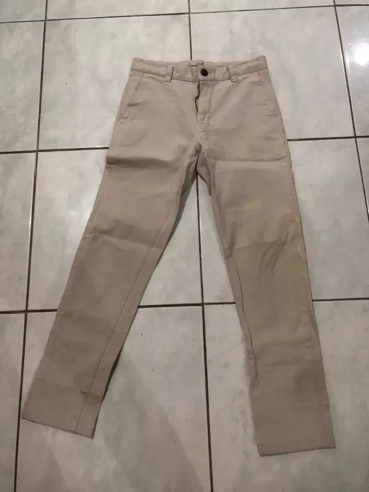 Celana Chino Signore Warna Khaki Slim Fit 30