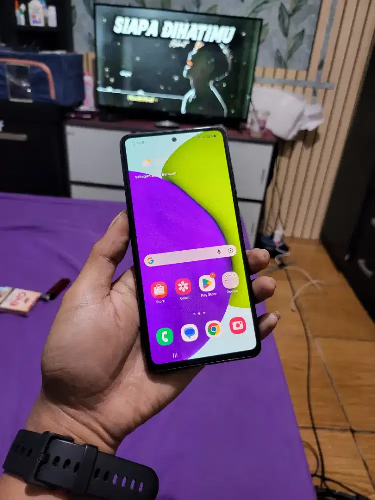 SAMSUNG A52 8/128 SEIN Layar ORI SuperAmoled sidik jari Layar PAMULANG