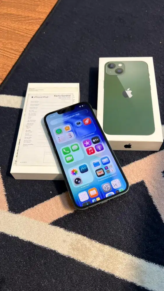 iPhone 13 256GB Green | iBox | Fullset | Ori Segel.