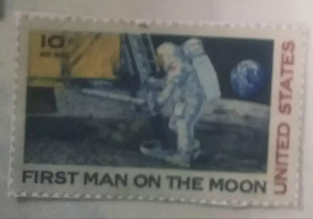 Perangko Kuno USA Bertema Apollo Moon Landing