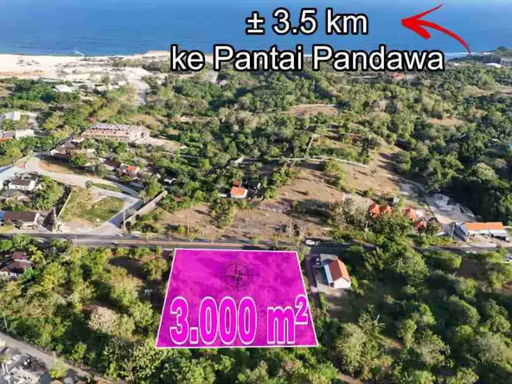 Tanah Ngotak View Laut Zona Pariwisata By Pass Kutuh Badung Bali