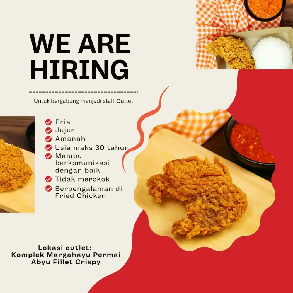 Lowongan Kerja Fried Chicken