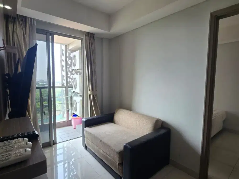 Disewa Apartemen Gold Coast Pik 2BR, 62m2, sea view full furnished