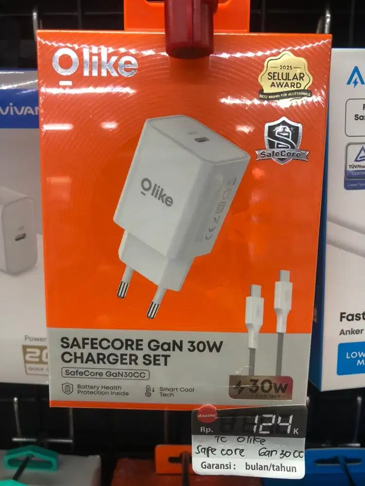 Promo charger safecore gan 30w