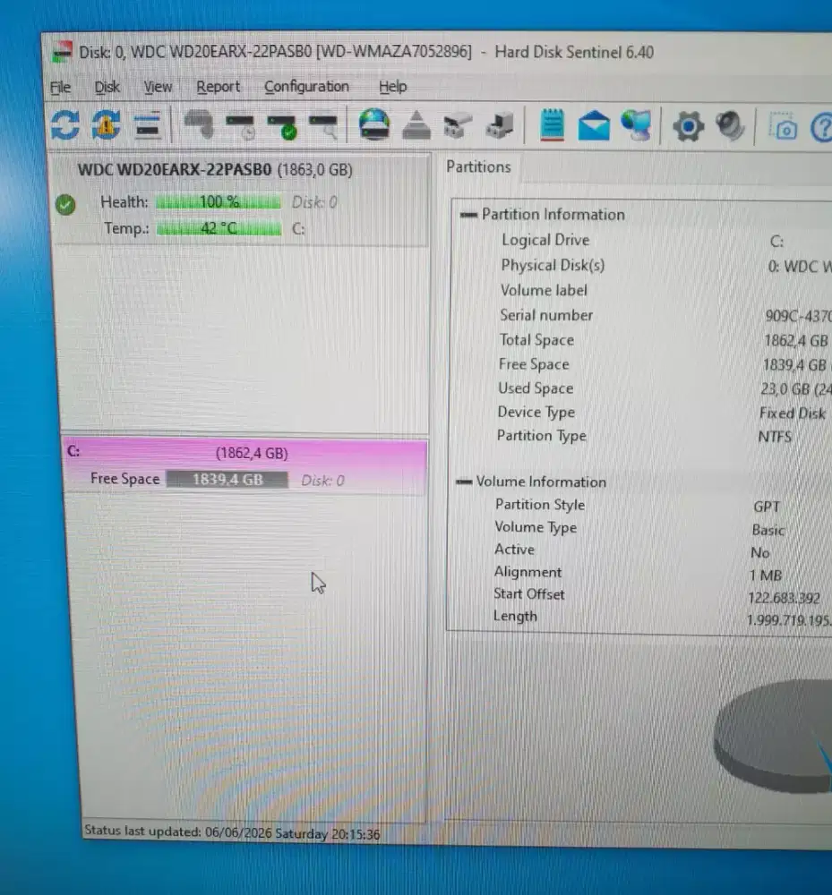 Hdd pc 2tb kapasitas