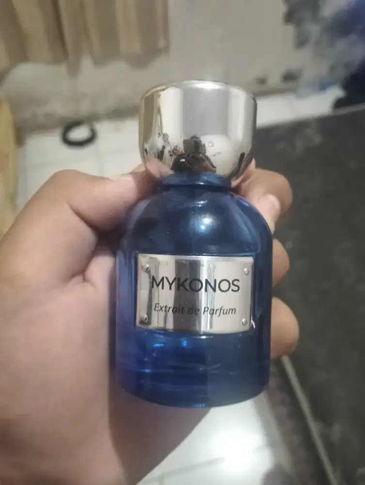 Jual parfum Mykonos California blue bekas