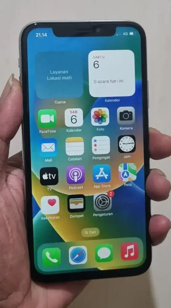 Iphone x 64gb unit kabel data