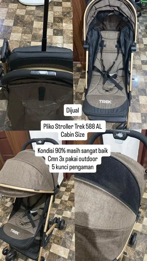 Stroller pliko trek 588  AL