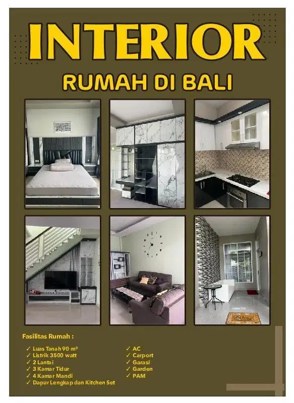 DIJUAL RUMAH MODERN STYLE