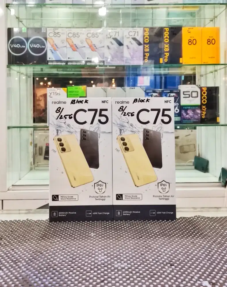 BARU..REALME C75 RAM 8+8/256 SEGEL/GARANSI RESMI.
