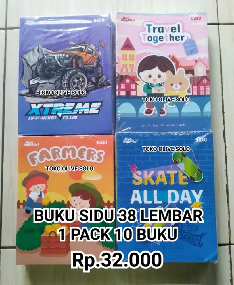 Buku Tulis Sinar Dunia Buku Tulis Sidu 1 pak 10 buku isi 38 lembar