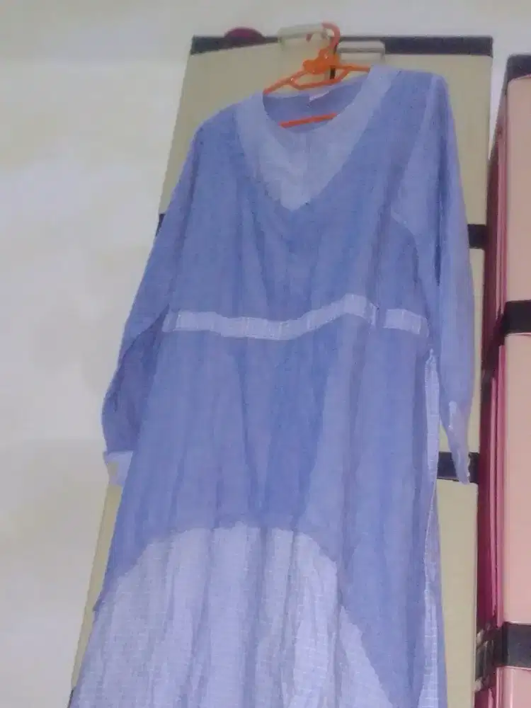 BAJU GAMIS BIRU.