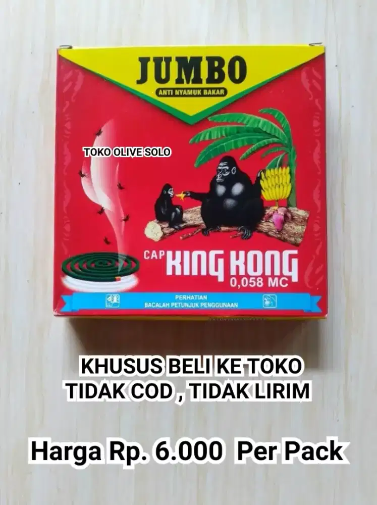 Obat nyamuk kingkong Harga Per Pak