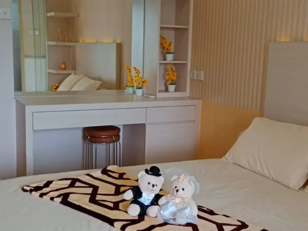 DISEWAKAN Apartemen Educity Pakuwon City Tower Yale Lantai 2 Studio Full Furnished Cakep Keren Abis