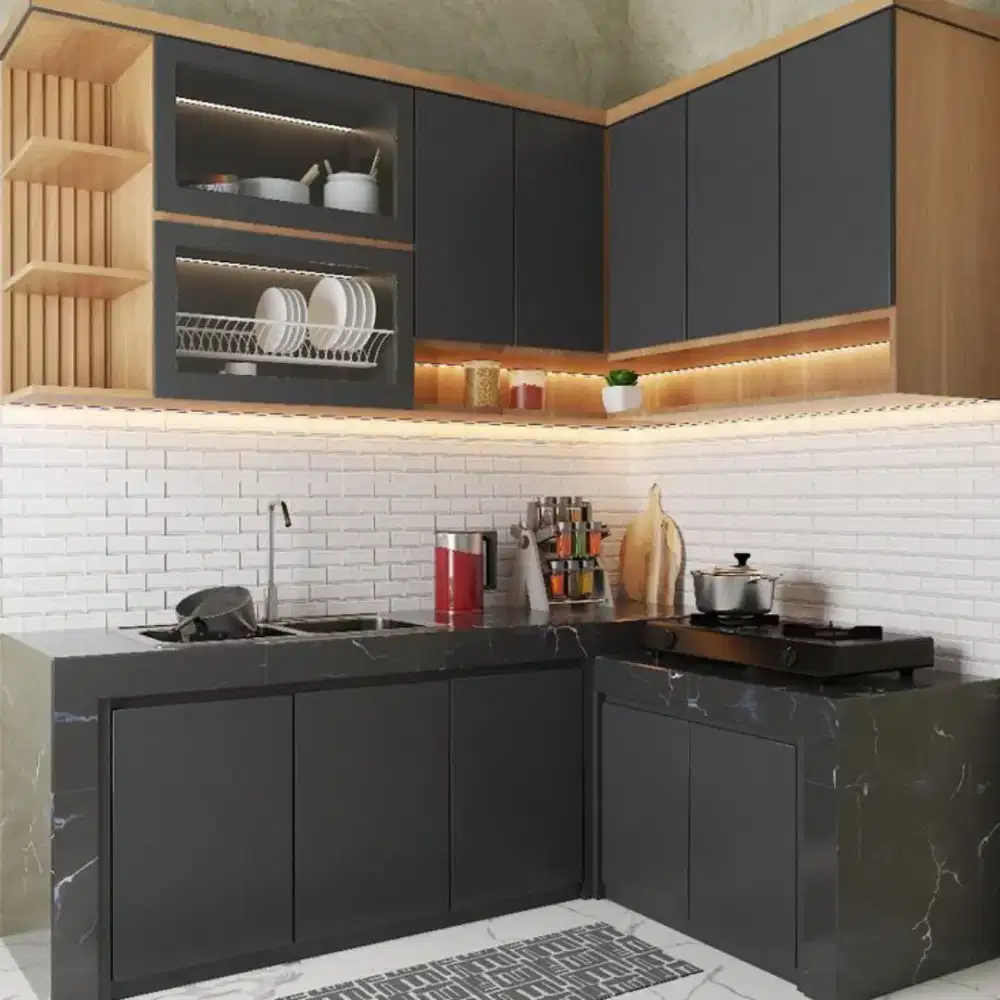 Kitchen set minimalis kitchen set murah kitchen set minimalis kitchen