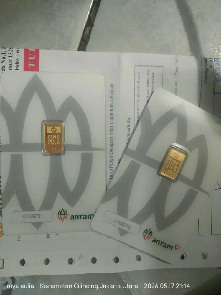 Emas antam 1gr 2026 ada 6keping