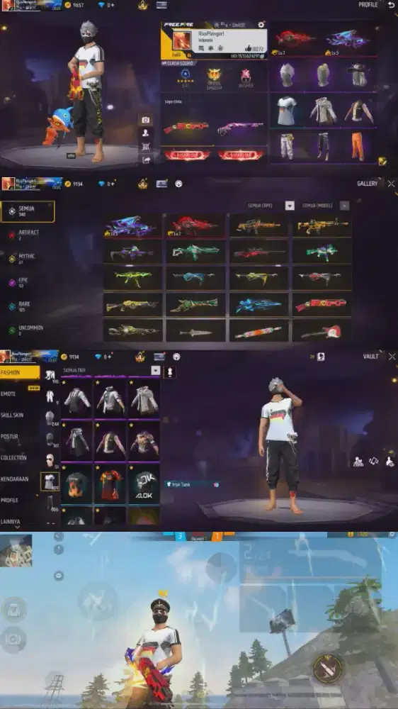 Jual Akun Free Fire Akun FF terbaru