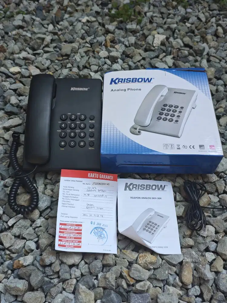 TELEPHON RUMAH KRISBOW / TELEPON ANALOG / ALAT KOMUNIKASI