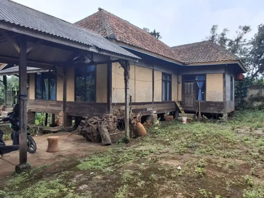 Dijual Tanah Kebun + Bangunan Rumah Cilame Ngamprah Bandung Barat
