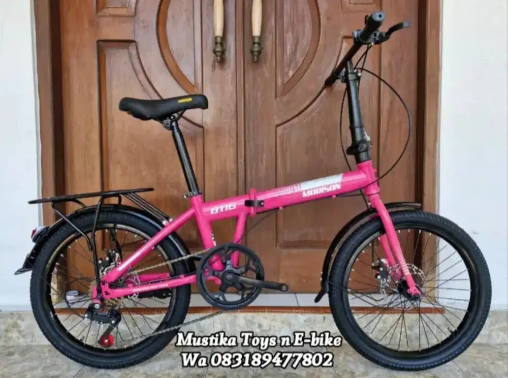 Sepeda Lipat Morisson uk 20, sudah 7Speed, berkualitas