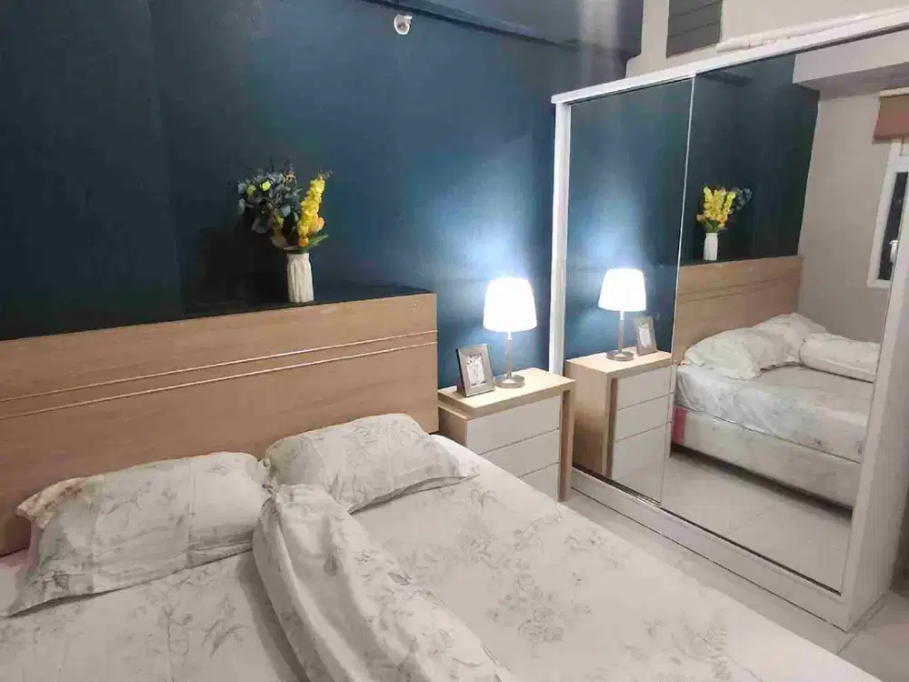 jual apartemen mewah green pramuka type 2 br full furnish mewah lantai rendah