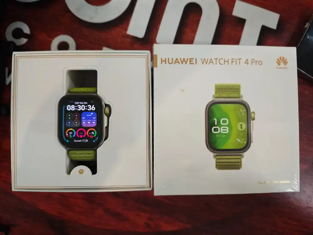 Huawei Watch Fit 4 Pro Nylon Green Garansi April 2027