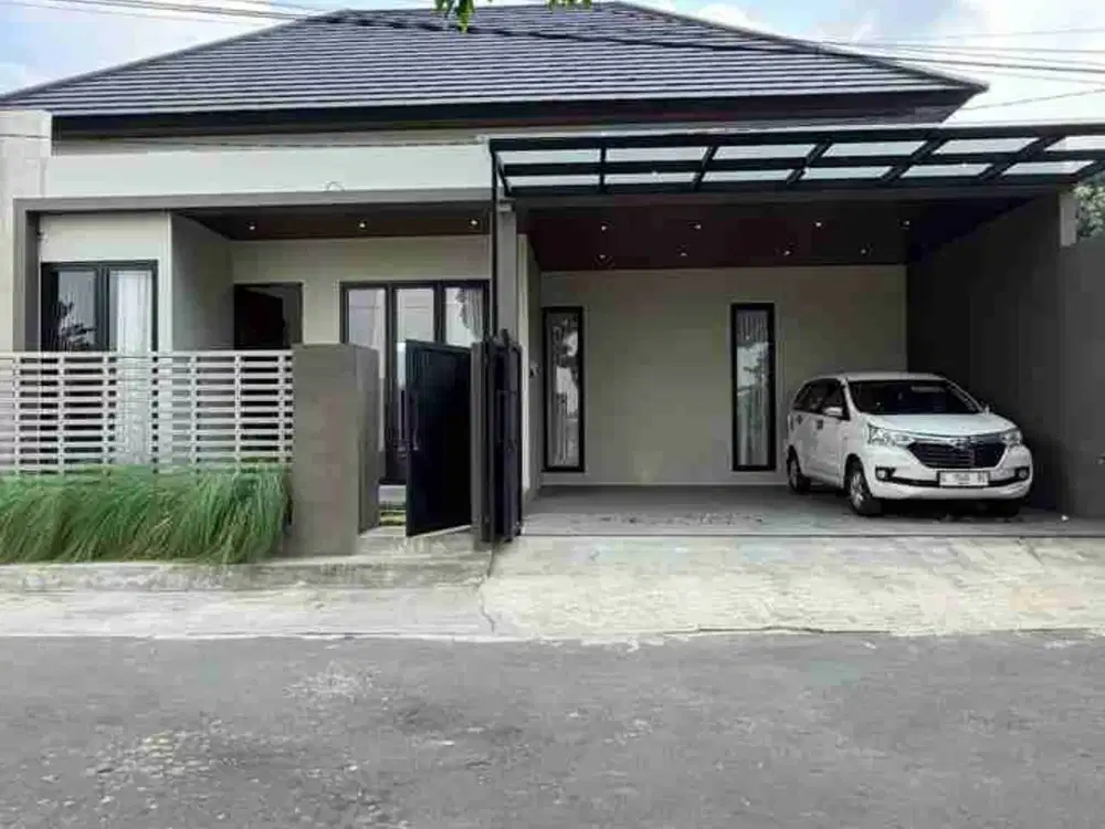 RUMAH BARU MEWAH LIMASAN MODERN  DENGAN TANAH LUAS FULL FURNISHED DI PURWOMARTANI