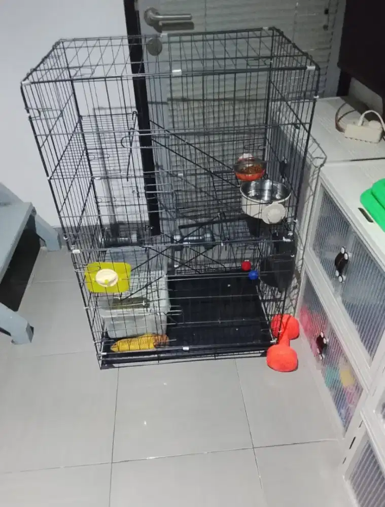 Kandang kucing 3 lantai 60x45x110