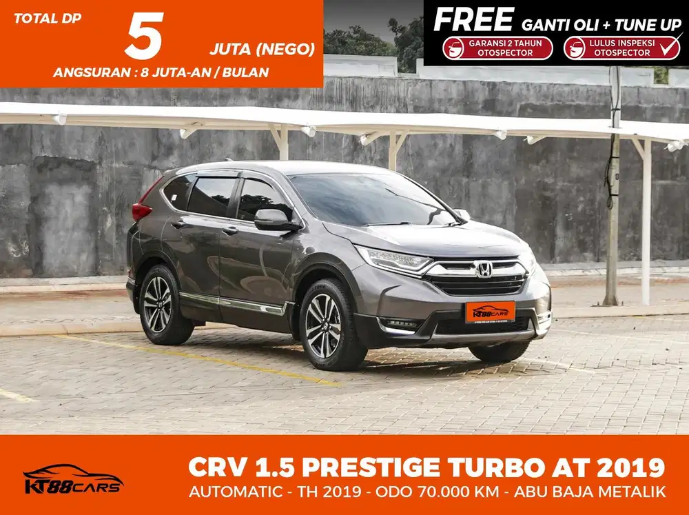 [BERGARANSI] HONDA CRV PRESTIGE TURBO 1.5 MATIC TAHUN 2019 GENAP