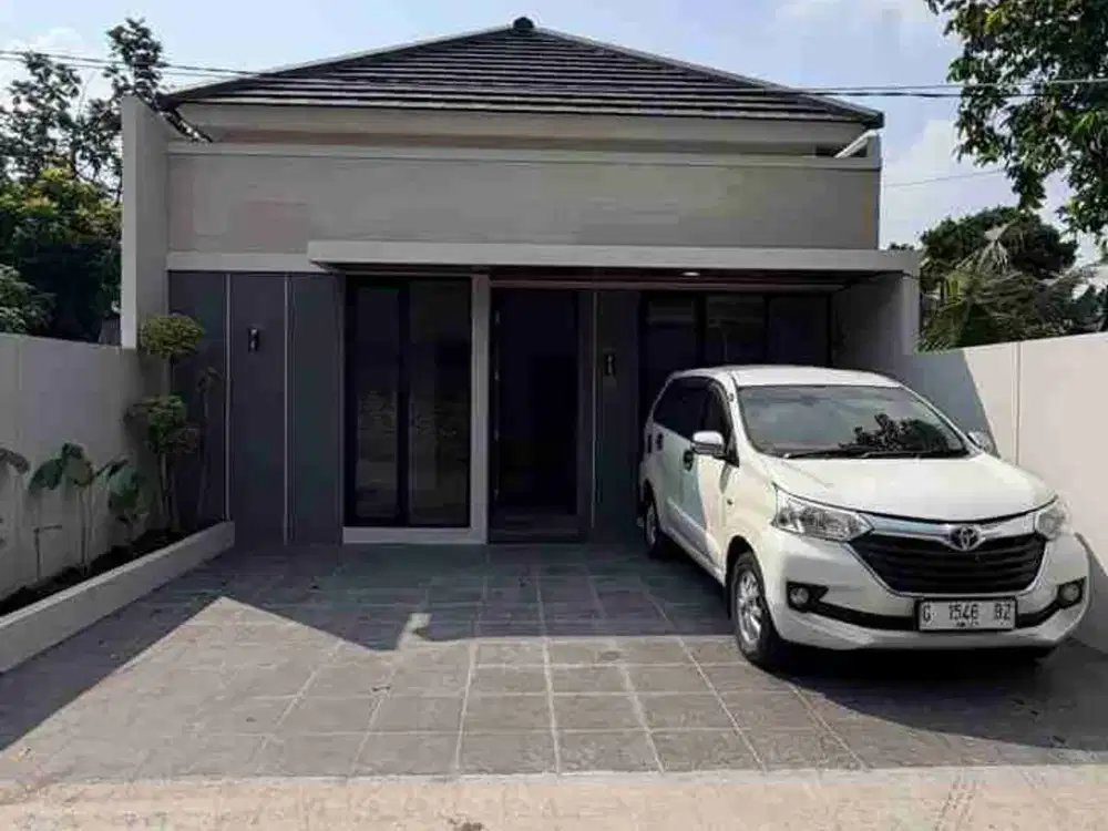 RUMAH CANTIK LIMASAN MODERN KEKINIAN DI PURWOMARTANI KALASAN SLEMAN YOGYAKARTA
