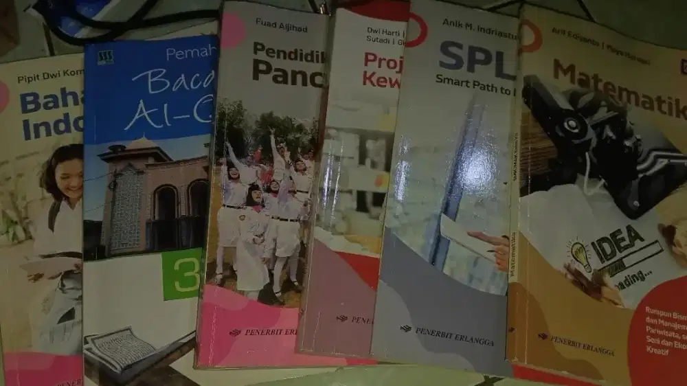 preloved buku paket erlangga kurikulum merdeka kelas 12 Bismen