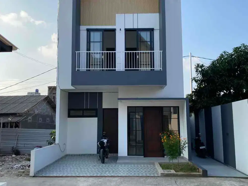 Dijual Rumah Baru Dalam Cluster Bebas Banjir di Jatikramat Kota Bekasi