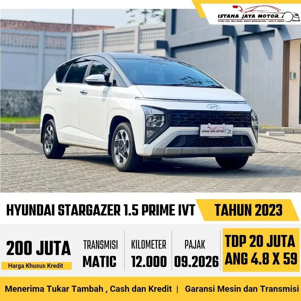 KM 12RB !! Hyundai Stargazer Captain Seat IVT 2023