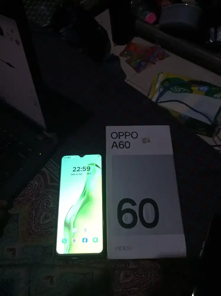 Oppo a60 lengkap kondisi normal