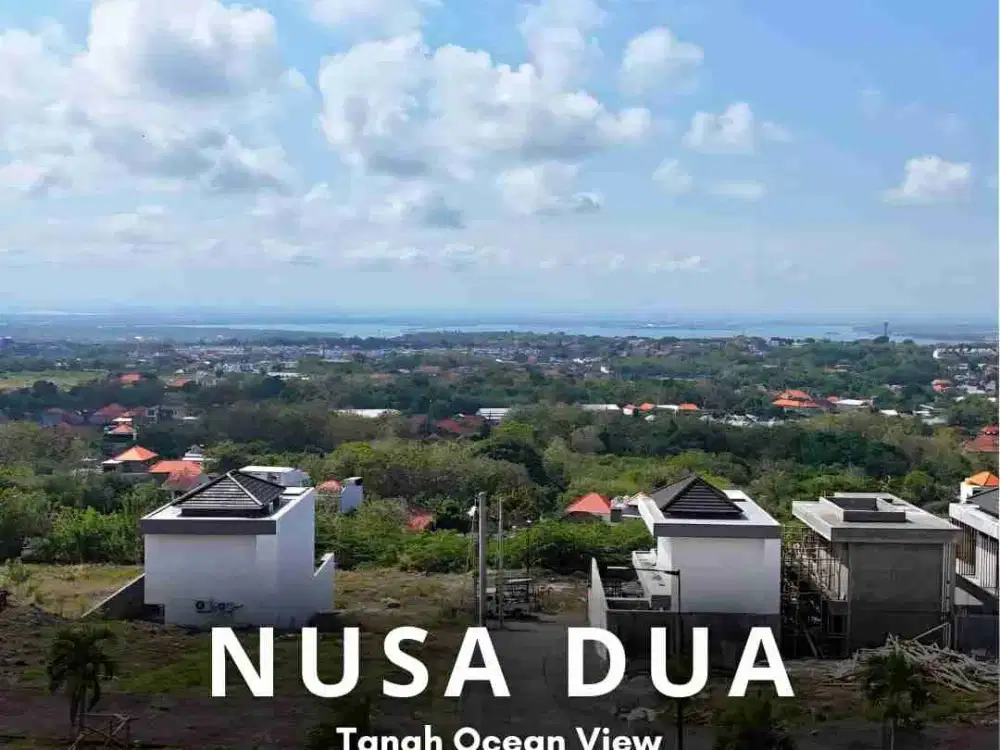 Tanah ocean view 120m2 kampial nusa2 idr 7,5 JT/m2