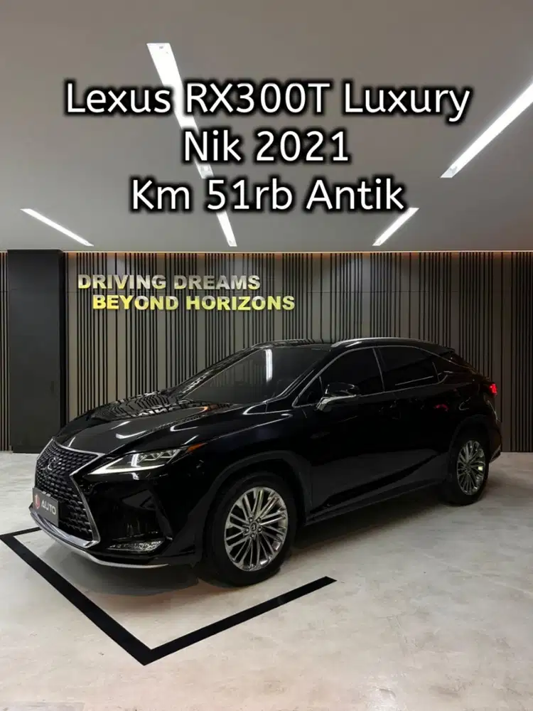 Lexus RX300 RX300T Luxury 2022 Hitam Km51rb B2311MD Nik 2021