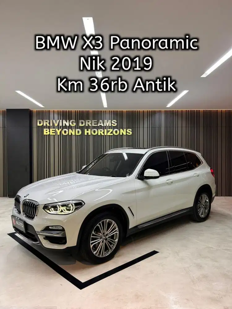 BMW X3 SDrive20i AT 2020 Putih Panoramic Km36rb B2503DAV Nik 2019