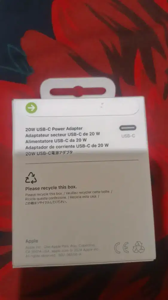 ADAPTER APPLE 20W ORIGINAL