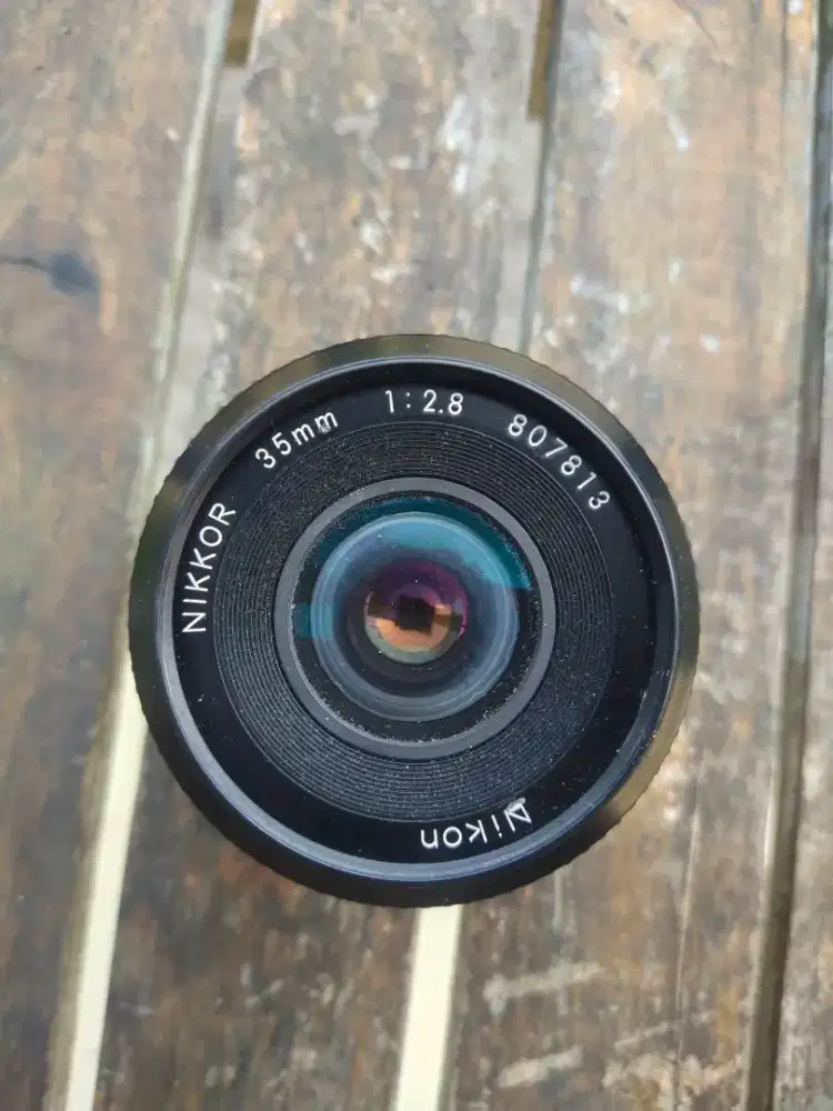 Lensa nikon 35mm 2.8 serabut jamur tipis