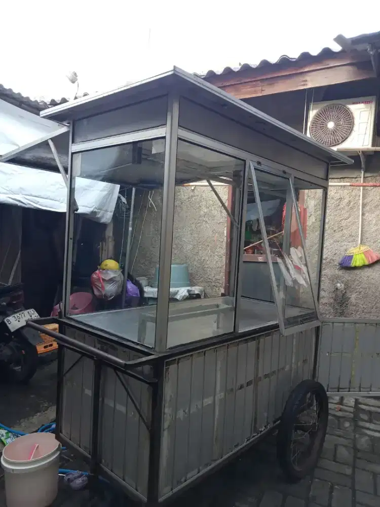 Dijual gerobak usaha siap pakai