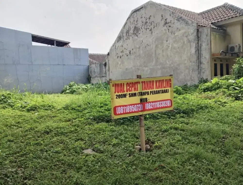 Dijual kavling 200 M2, Cluster Cendana, BNR Bogor ( Tanpa Perantara )