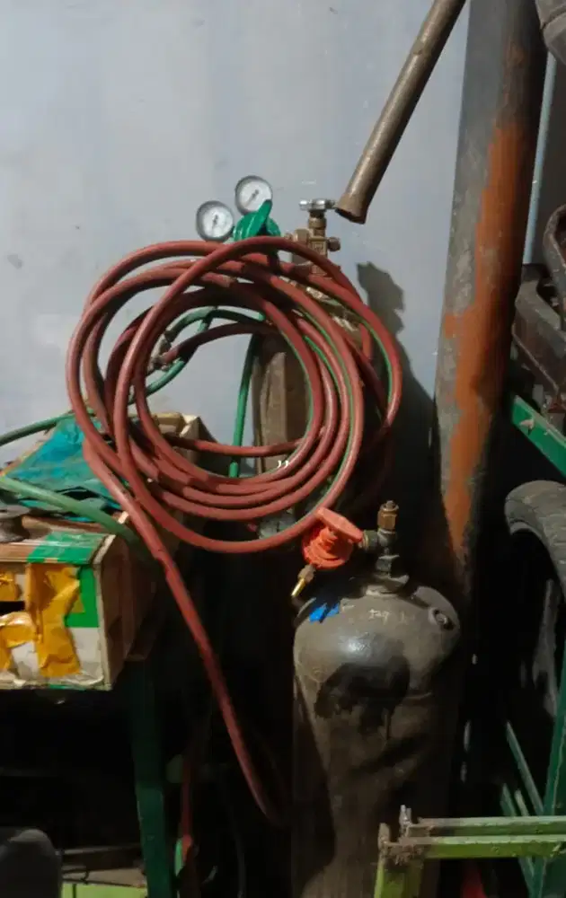 Alat las asetilin satu set ( Oxygen Acetylene Welding )