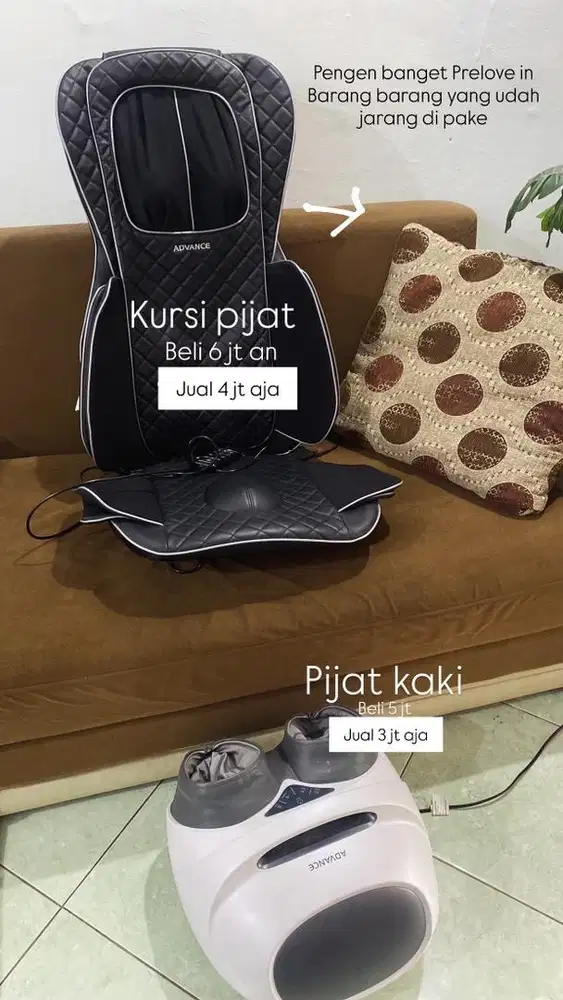 Kursi dan pijat kaki