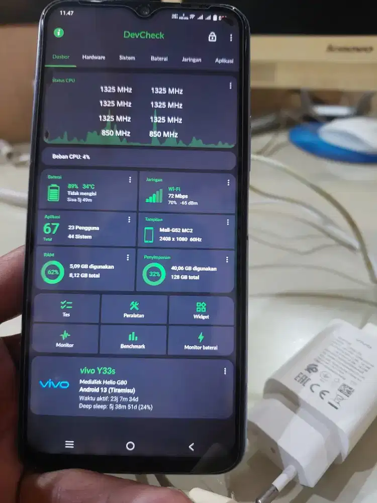 VIVO Y33S 8/128 LAYAK PAKAI