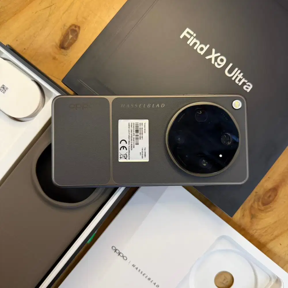 Like new Oppo Find X9 Ultra 5G 12/512GB tundra Umber Garansi resmi