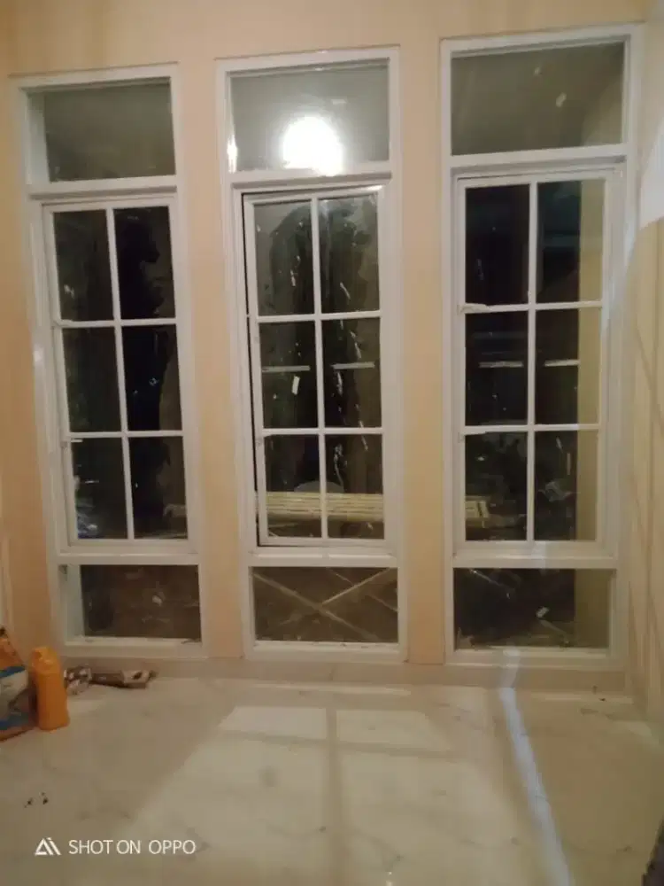 Pintu Aluminium Modern, Jendela & Kusen Aluminium Elegan, Rumah