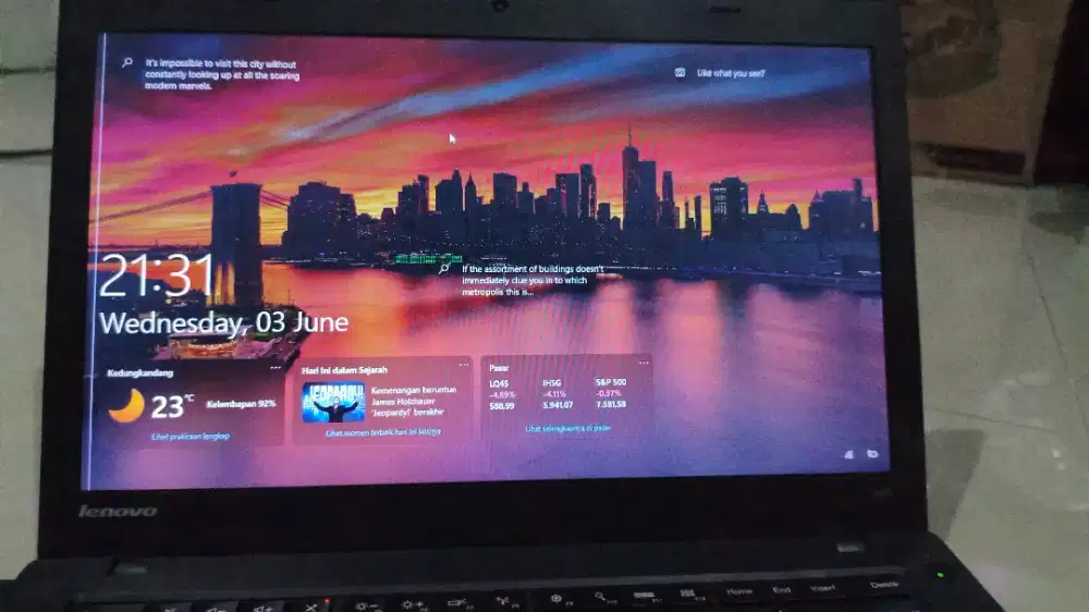 Laptop thikpad lenovo T450