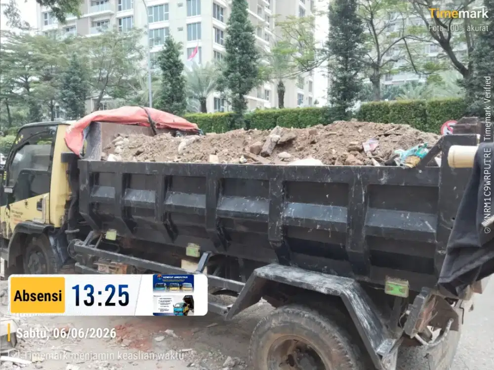 Jasa buang puing dan pengurugan