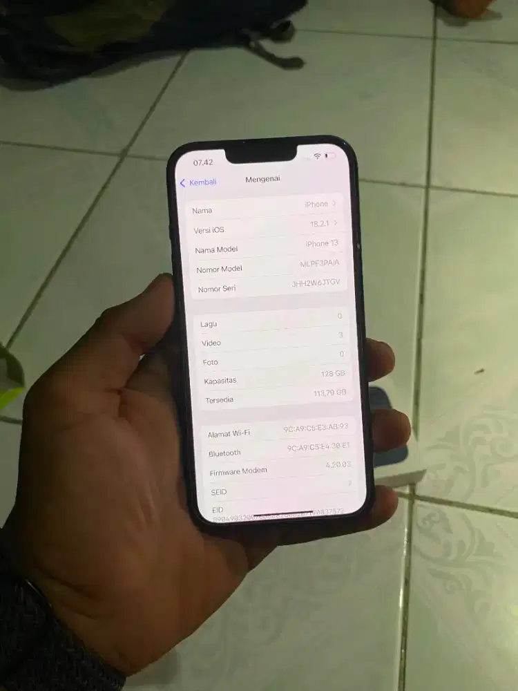 Iphone 13 128 GB iBox garansi on