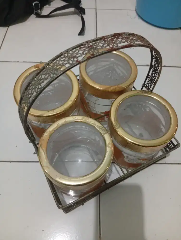 Toples Kaca Serbaguna 4 PCS Murah